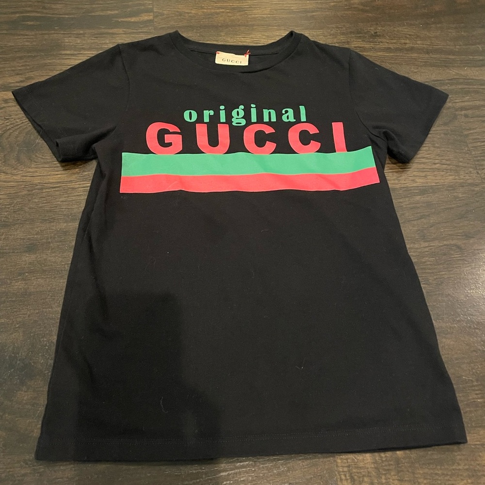 Gucci Youth size 8 tee.  Great condition.